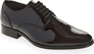 Abound Cameron Plain Toe Derby in Black Patent at Nordstrom Rack, Size 10.5