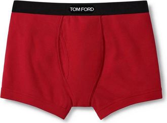 Tom Ford Cotton Stretch Jersey Boxer Briefs in Red at Nordstrom, Size Xx-Large