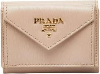 Prada Pre-owned Leather Wallet - Dames - Vintage Accessoires - Roze - ONE Size - Leer - Vintage