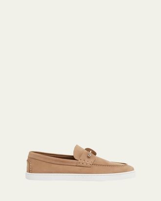 Christian Louboutin Chambeliboat Donna Leather Boat Shoes