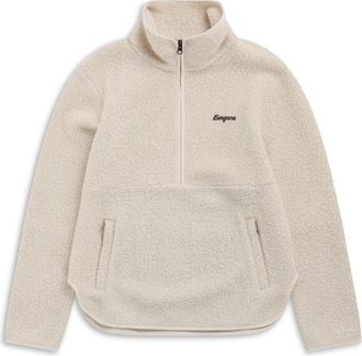 Bergans Myken Merino Pile Half Zip Fleecepullover f&uuml;r Damen | beige