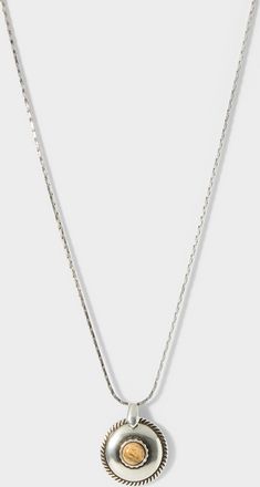 Isabel Marant Mens Medallion pendant necklace