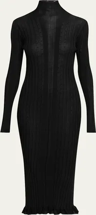 Proenza Schouler Monet Dress in Fine Bobble Knit