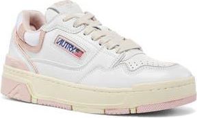 Autry CLC Mixed Media Low Top Sneaker in Matte White/Powder at Nordstrom Rack, Size 10Us / 40Eu