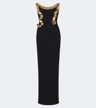 Rachel Gilbert Malik embellished gown