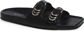 Rag & Bone Rue Slide Sandal in Black at Nordstrom, Size 10.5Us