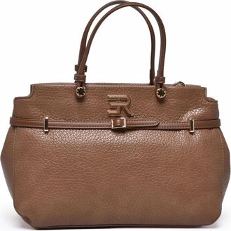 Ermanno Scervino Taupe Polyurethane Unity Handbag