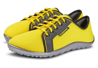 Leguano Barfussschuh LEGUANO AKTIV, Damen, Gr. 36, gelb, Textil, Schuhe Barfussschuh, Freizeitschuh, Halbschuh, Schn&uuml;rschuh mit ergonomischer Formgebung