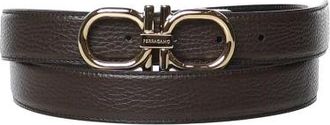 Ferragamo Gancini Riem - Heren - Riemen - Bruin - 105 CM - Leer - Accessoires