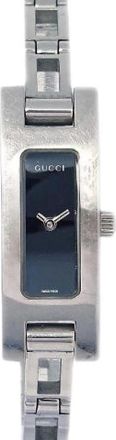 Gucci Pre-owned Watches, female, Gray, Size: ONE SIZE Pre-owned Stainless Steel Watch