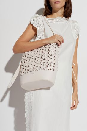 Kate Spade New York Halo Woven Shoulder Bag, Womens, Cream