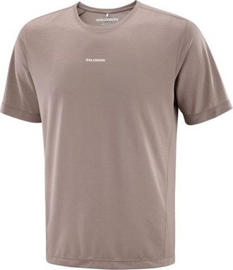 Salomon SHKout Core S/S Laufshirt f&uuml;r Herren | braun