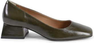 19V69 Leather Ballet Womens Flats