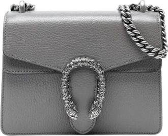 Gucci Pre-owned Cross Body Bags, female, Gray, Size: ONE SIZE Pre-owned Vintage Crossbody Bag