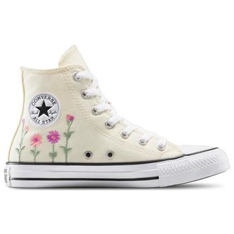 Converse Girls Chuck Taylor All Star Hi - Girls Grade School Basketball Shoes Egret/Cactus Bud/Jellyfish Jitter Size 3.5