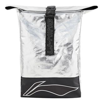 Li-Ning CBA Basketball Backpack Silver Black ABSR283-3