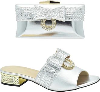 Generic Shoes And Bag Set With Women Shoes And Bag Set For Wedding