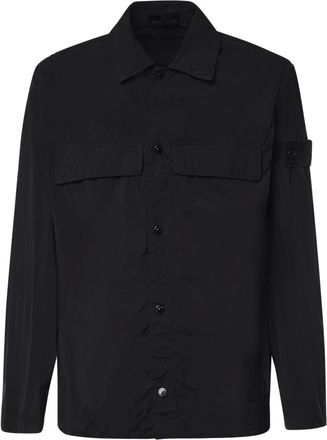 Stone Island Heren, Jassen, Zwart, Maat: L Nylon