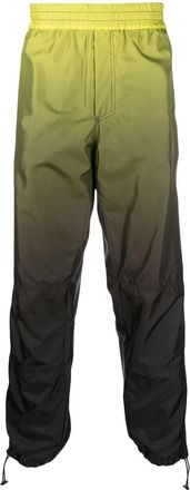 44 Label Group gradient-effect track pants - men - Polyester - 46 - Green
