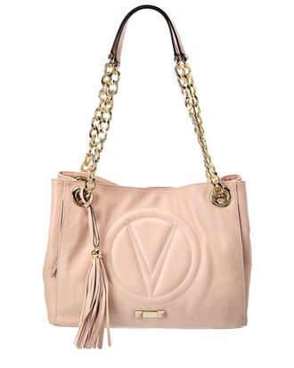 Mario Valentino Luisa Signature Leather Shoulder Bag