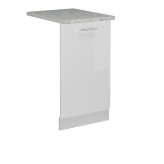 Vicco Tapa Del Lavavajillas R-line, Blanco Alto Brillo, 45 Cm, Et M&aacute;rmol