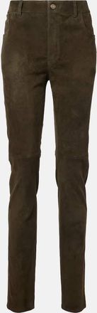 Chloé Suede slim pants