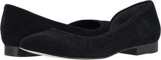 Walking Cradles Raya Ballet Flats Womens Black Suede Pointed Toe ZOGG2988
