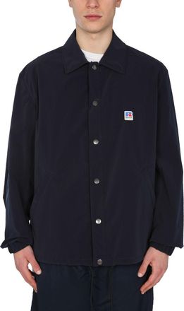 BOSS Relaxed Fit Jacket With X Russell Athletic Emblem