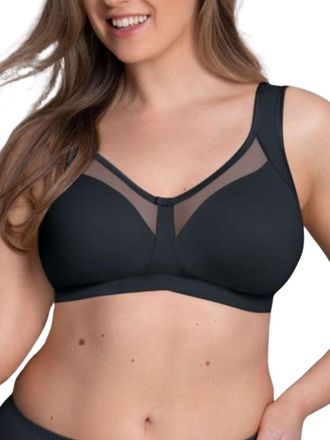 Anita Womens Clara Moulded Comfort Soft Cup Bra - Black polyamide - Size 38F