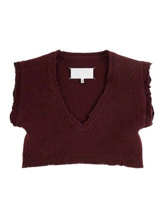 Maison Margiela Cotton Cropped Top
