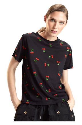 Cynthia Rowley Everyday Tee in Cherry at Nordstrom, Size X-Small