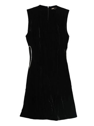 Maje cut-out embellished dress - women - Fabric - 42 - Black