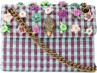 Kurt Geiger Mini Kensington Floral Convertible Shoulder Bag in Purple Multi at Nordstrom
