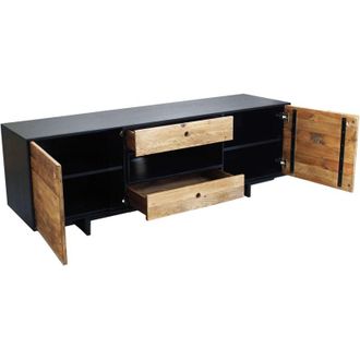Milani Home Milani Home - pinus black - porta tv in pino riciclato