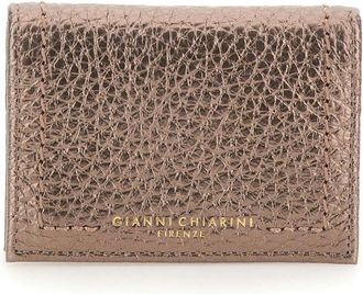 Gianni Chiarini Bubble Card Holder - Dames - Portefeuilles - Bruin - ONE Size - Leer - Accessoires