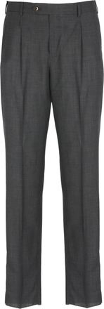 Pantaloni Torino Dark Grey Zip Fastening Pants