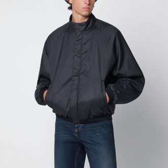 Gucci Giacca nera in nylon leggero