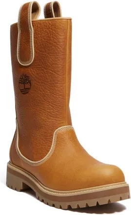 Timberland Vibram Waterproof Tall Pull-On Boot in Wheat Full Grain at Nordstrom, Size 10