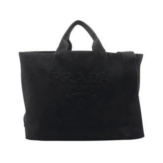 Prada Pre-owned Tote Bags, female, Black, Size: ONE SIZE Pre-owned Tote bag