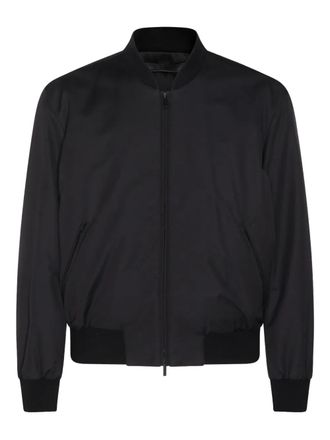 Giorgio Armani zip-fastening bomber jacket - Black