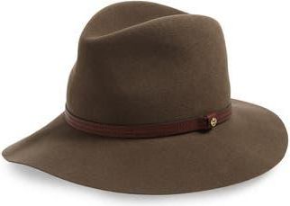 Rag & Bone Floppy Brim Felted Wool Fedora in Pecan at Nordstrom Rack, Size Medium