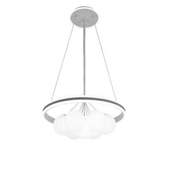 Fabrilamp Fabrilamp - Colgante Rodano Blanco/gris 104w 3000-4000-6000k Regx50x50cm 8320lm C/remoto,reg.intens