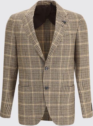 Lardini Blazer in lana a quadretti Lardini
