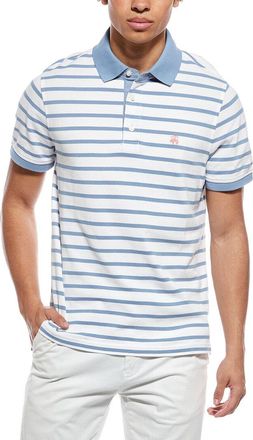 Brooks Brothers Pique Stripe Slim Fit Polo Shirt