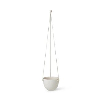 Ferm Living Speckle H&auml;nge-Blumentopf, &Oslash; 20,5 x H 14,5 cm, off-white