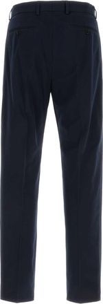 Gucci Mens Logo Trousers Navy Cotton