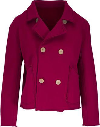 Frank & Eileen Giacca crop Belfast doppiopetto - Rosso