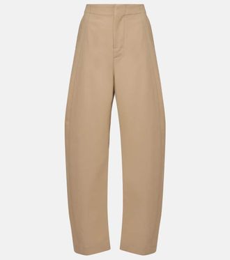 Bottega Veneta Cotton twill wide-leg pants