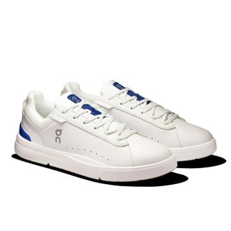On Mens Roger Sneakers In White/indigo
