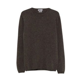 Daniele Fiesoli Truien & Vesten, Heren, Bruin, XL, Wol, Trui met ronde hals